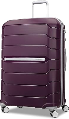 Samsonite Freeform Large Checked Luggage with Dual 360° Spinner Wheels - TSA Lock, Airline-Approved - Lightweight Durable ...