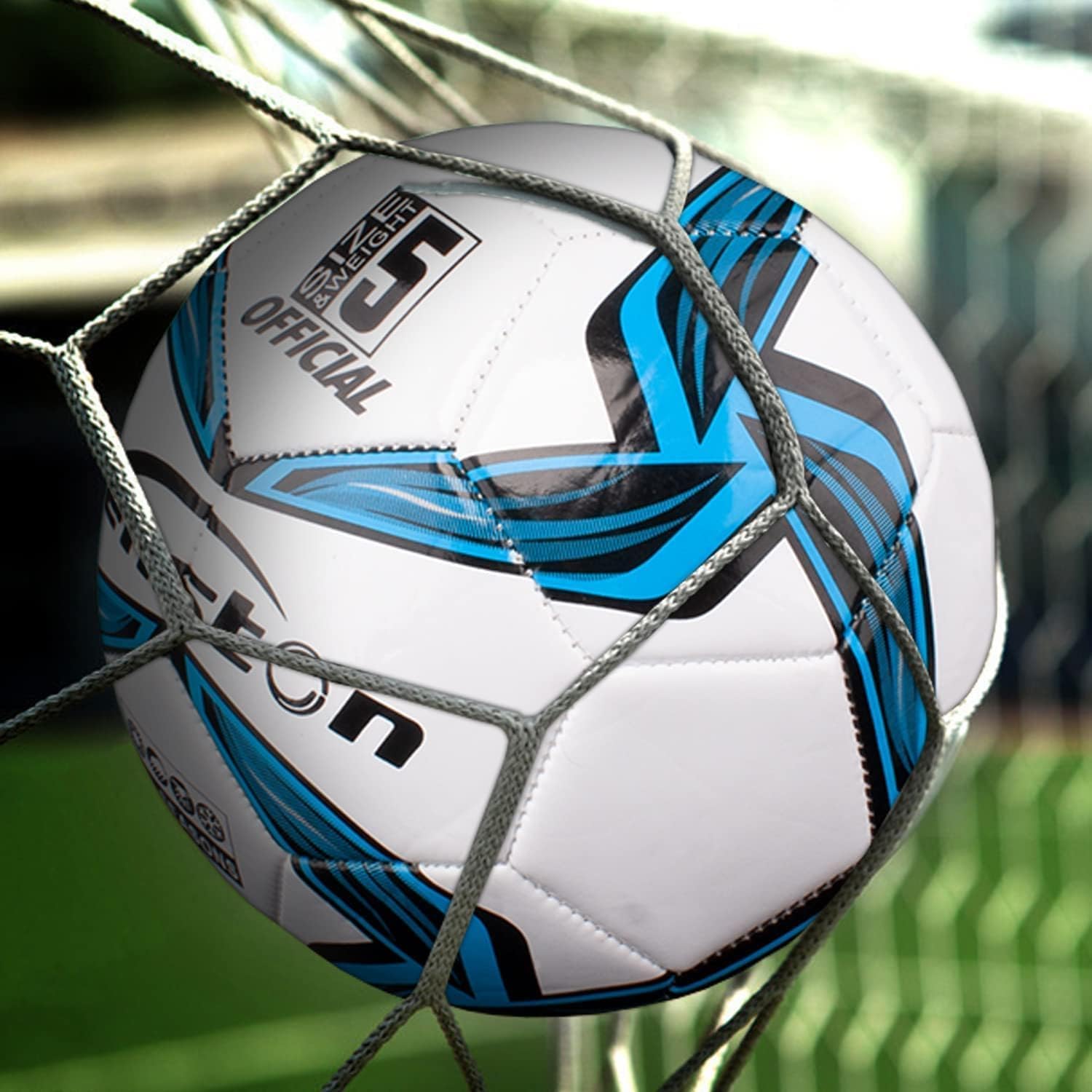 Senston Balón de fútbol Impermeable para Entrenamiento Deportivo, Pelota de Ocio para balones de fútbol, tamaño 4/ tamaño 5