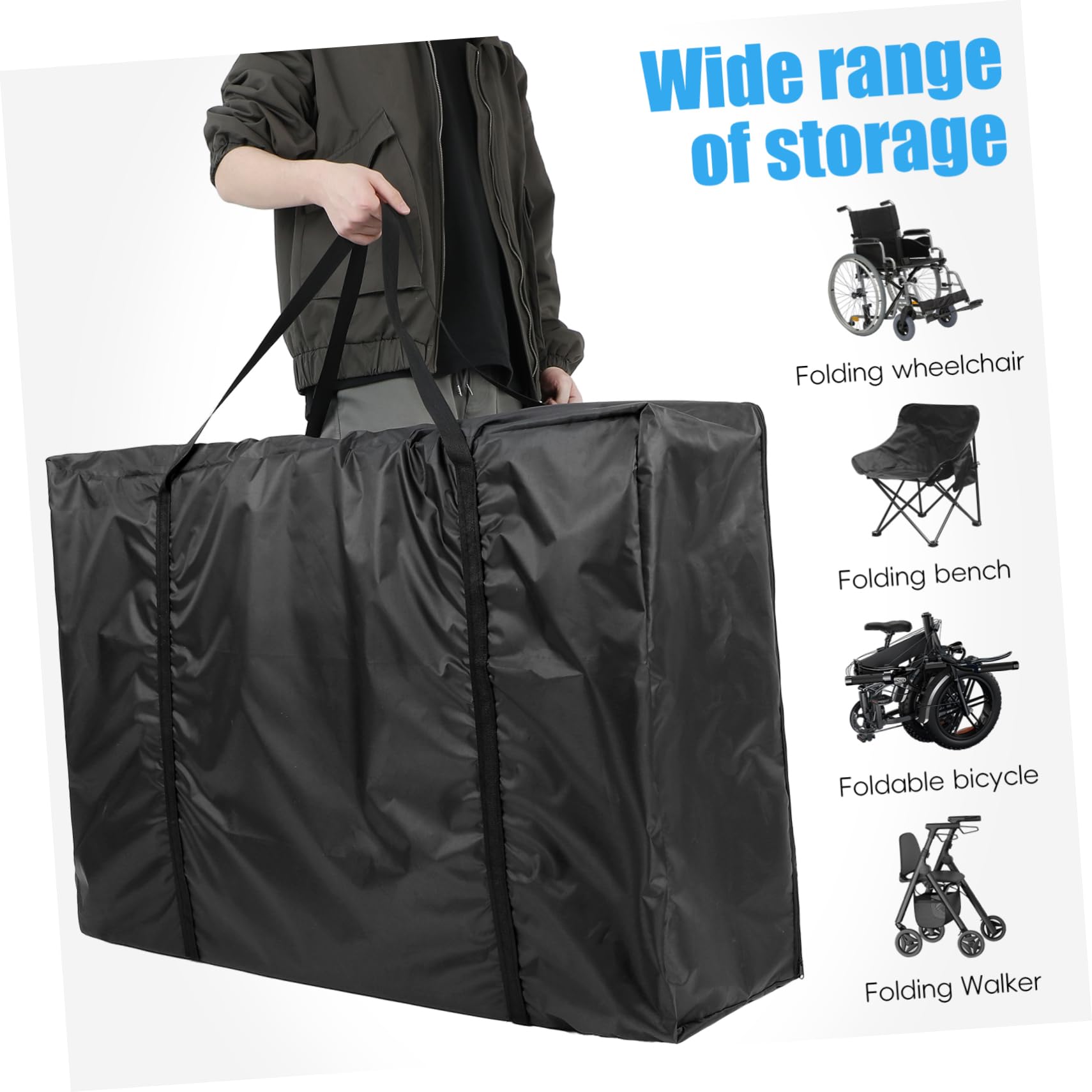 Healeved Bolsa Para Andador Plegable Resistente Desgaste Bolsa Para Ligera Vacía Plegable Bolsa De Transporte Para Accesorio Para