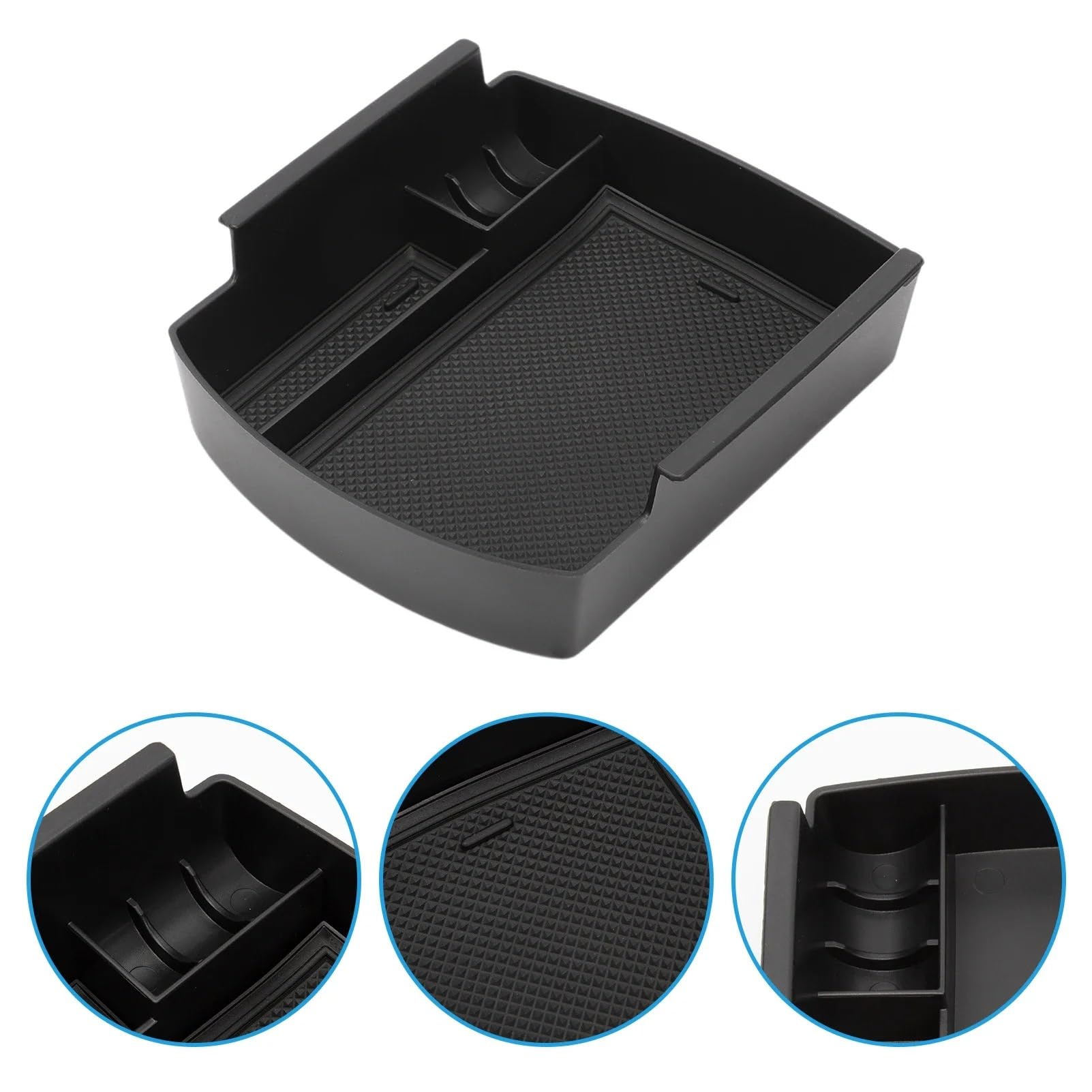 Car Armrest Box Storage Central Control Container for Hyundai i30 2017-2023