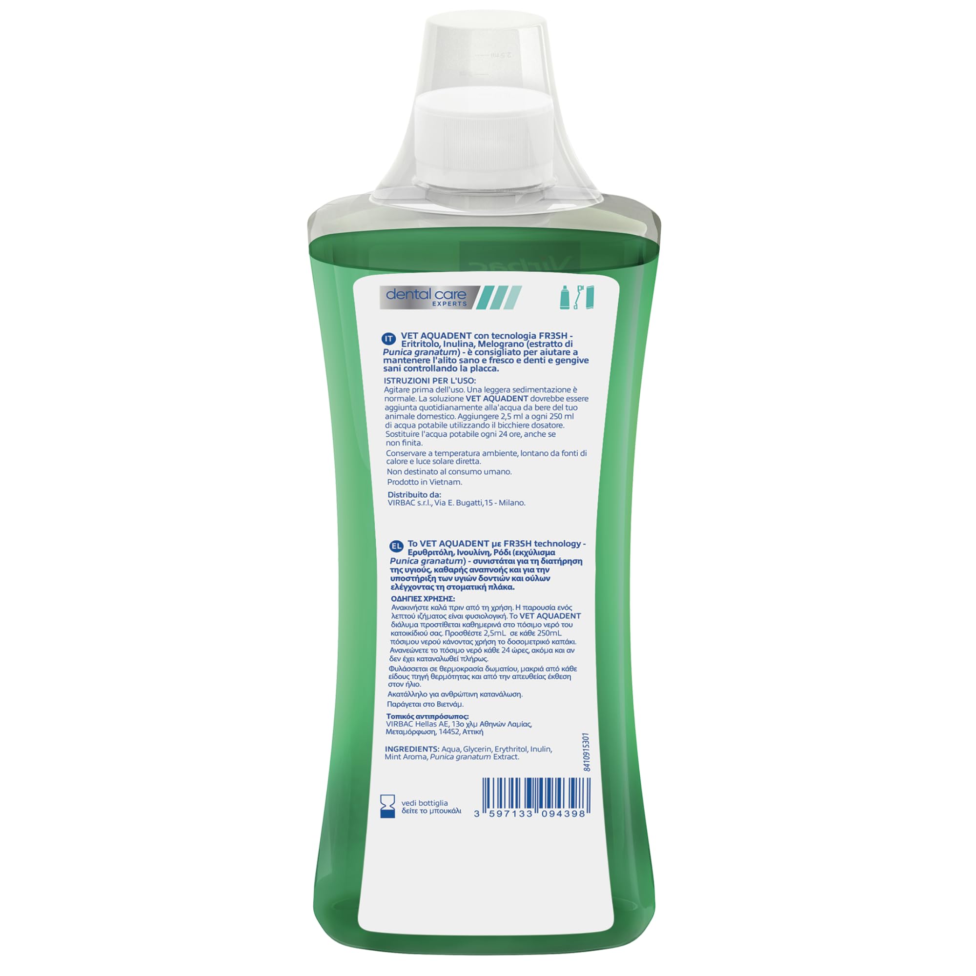 Virbac - Vet Aquadent, 500 ml