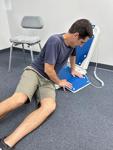 Miniatura 2 de Platinum Health Elevador de piso Phoenix Power Chair Lift. El botón de asistencia ayuda a los usuarios a levantarse del suelo y ponerse de pie.