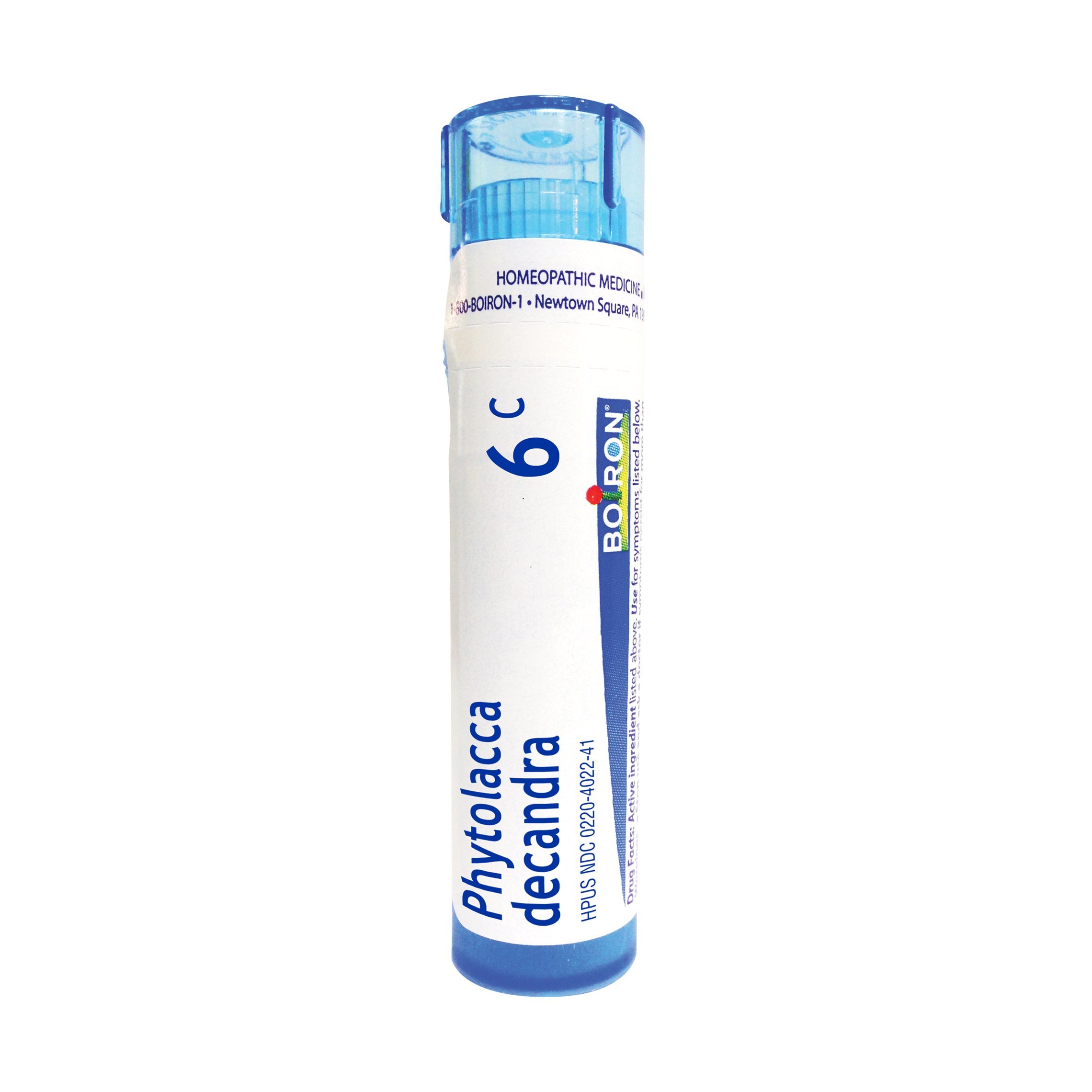 Boiron Phytolacca Decandra 6C Homeopathic Medicine for Sore Throat - 80 Pellets