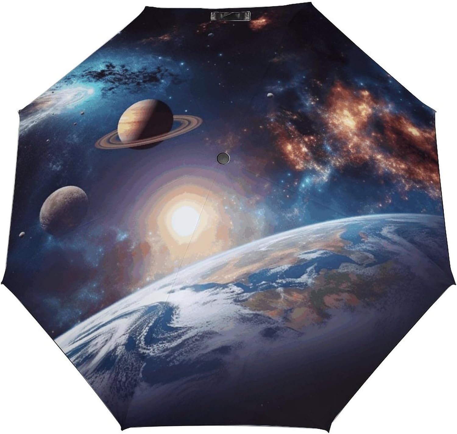 Windproof Travel Umbrella Universe Galaxy Outer Space Folding Small Sun Umbrella Lightweight Small And Compact Suit for Pocket