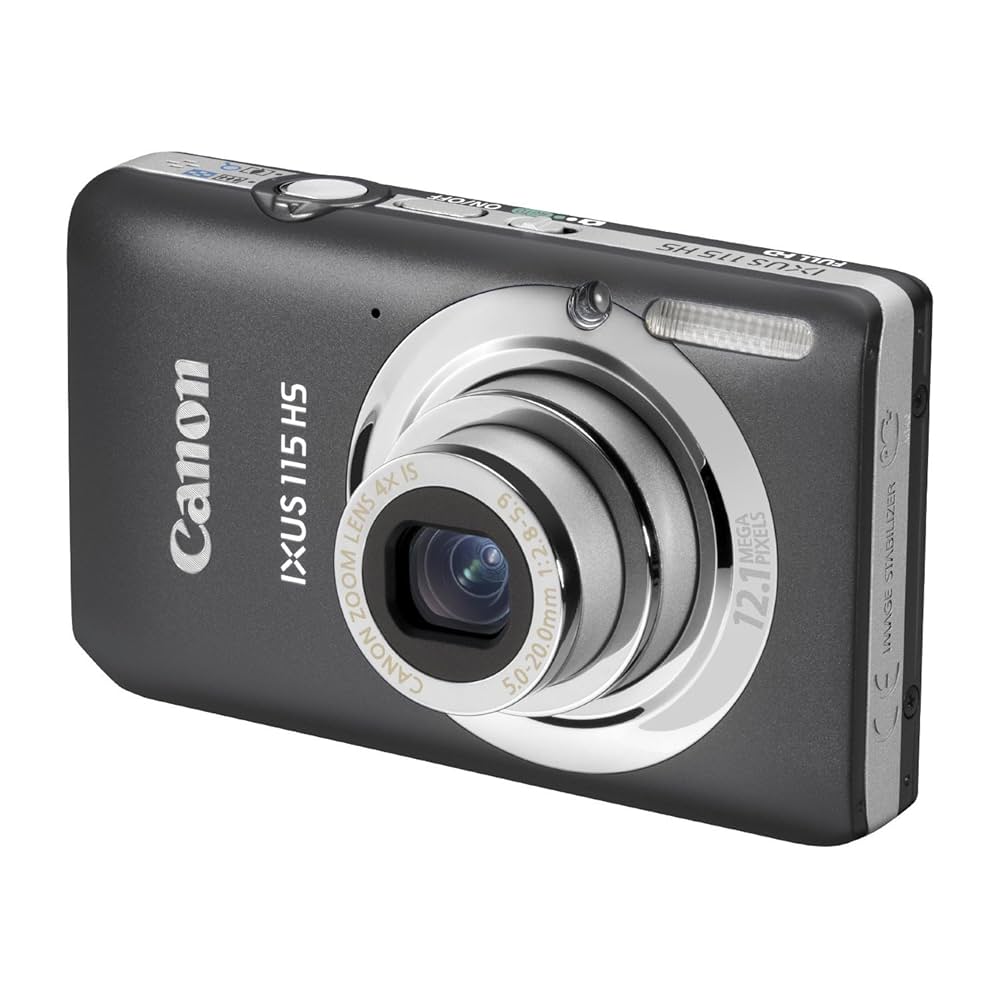 Canon IXUS 115 HS Digital Camera - Grey (Renewed): Amazon.co