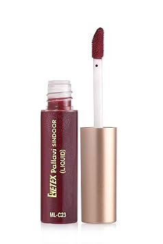 Eyetex Pallavi Sindoor Liquid, 7.5g 7.25mL - Dark Maroon