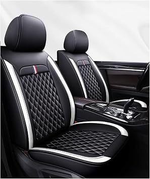 Car Seat Covers Full Set, Breathable Leather Seat Covers For Seat Arona Arona FR Altea FR Ateca Ateca FR Marbella Ibiza Mk2, 5 Seats Universal Seat Covers for Cars, Full Set Car Seat Protectors Waterp