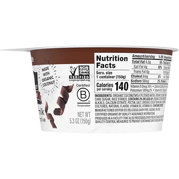 So Delicious, Chocolate Coconut Milk Yogurt, 5.3 Ounce 11