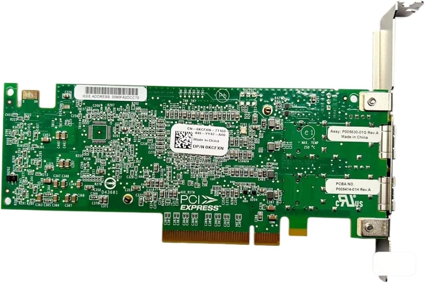 10GB 2 Dual Port OCE11102 SFP+ PCI-e Network Adapter Card P005414 for IBM Server Win 8/9/10(Low Profile Bracket)