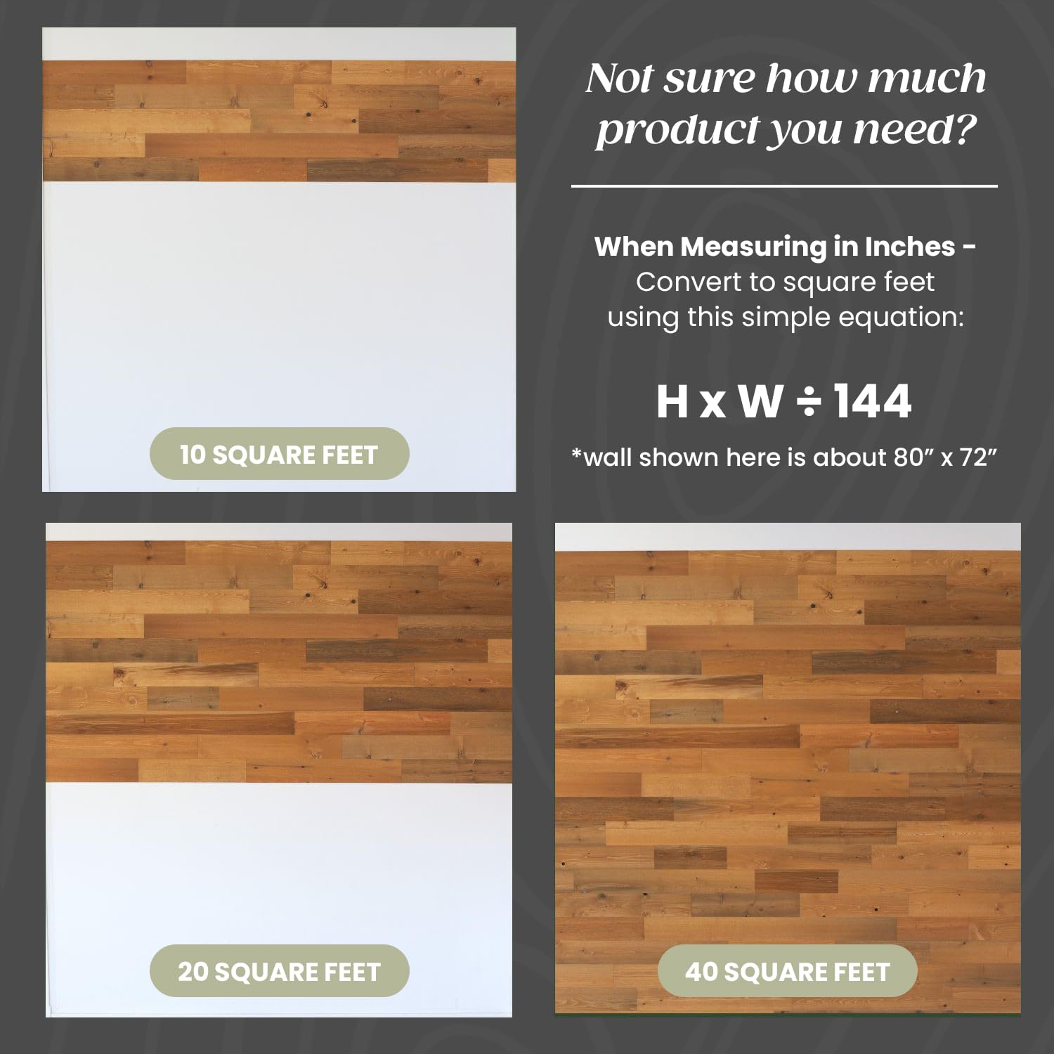 Timberchic DIY - Tablones de madera reciclada para pared, diseño de espiga