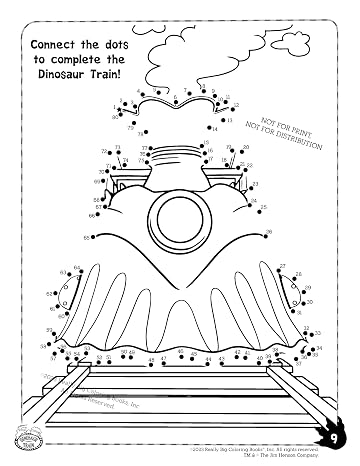 Dinosaur Train Coloring Book, Official
