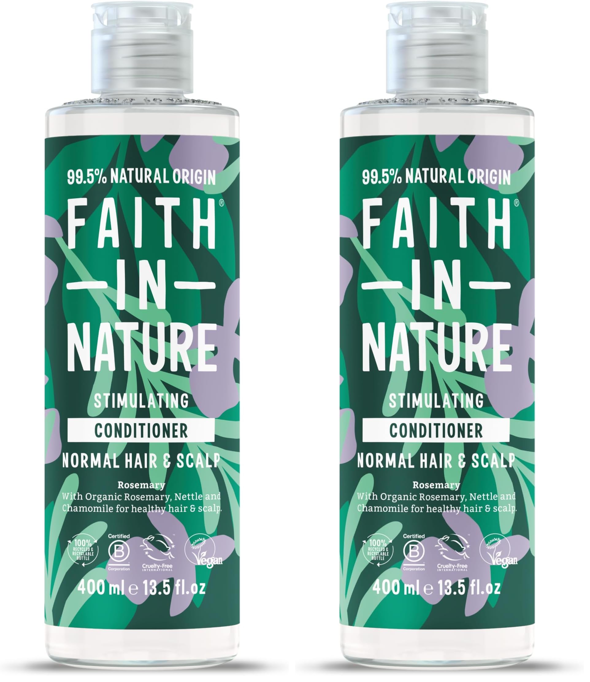 Faith In Nature Organic Coconut Conditioner, Hydrating for Dry Hair & Scalp, Vegan & Cruelty Free, No SLS, Silicones or Parabens, 400ml — view 20