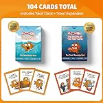 Adult Go Fish Card Game (Starter & Expansion Included) - 104 Premium Cards - Hilarious Party Game for Adults 18+ - Spill-Resistant Matte Finish - Mature Social Games & Gag Gifts