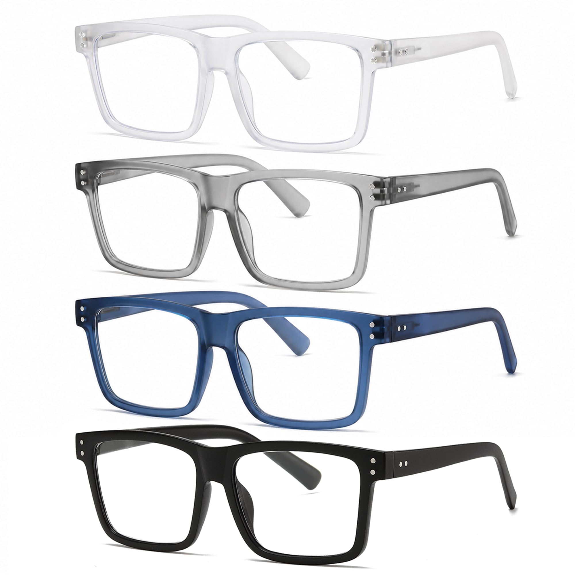 Tenuopticss Oversized Reading Glasses Review: A Four-Pack of Large Square Frames for Men