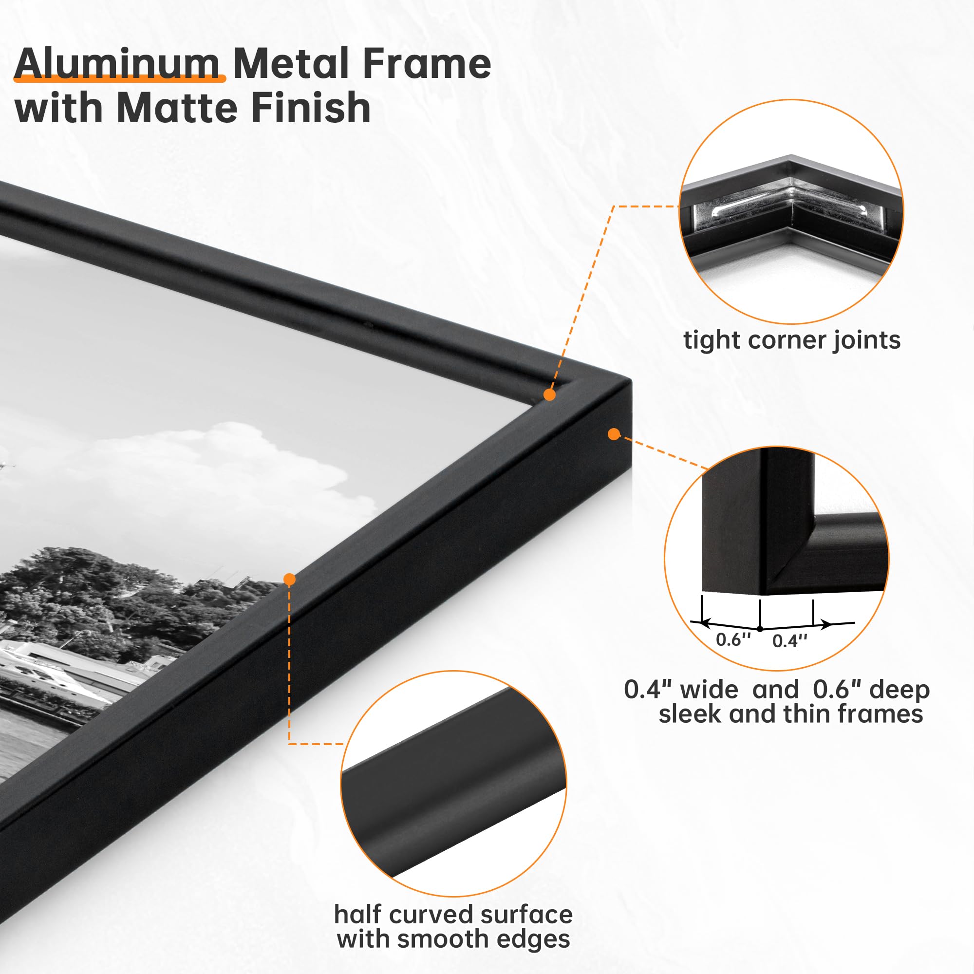 Amazon.com - Axeman 16x24 Black Frame Set of 2-16 x 24 Metal