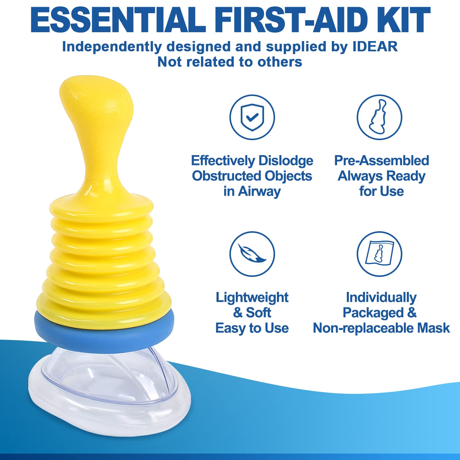 2Packs Choking Rescue Device for Child, Effective Anti Choking Device, EasytoUse & Portable