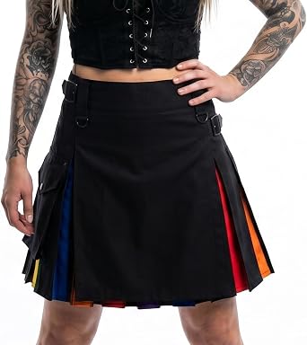 Hybrid Utility Kilts for Women Scottish Traditional Highland Costume Kilts
