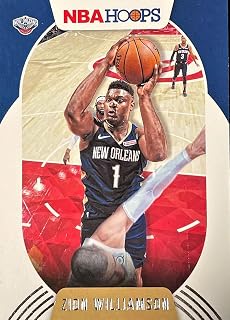 2021 Panini NBA Hoops Basketball ZION WILLIAMSON 2nd Year Card - New Orleans Pelicans