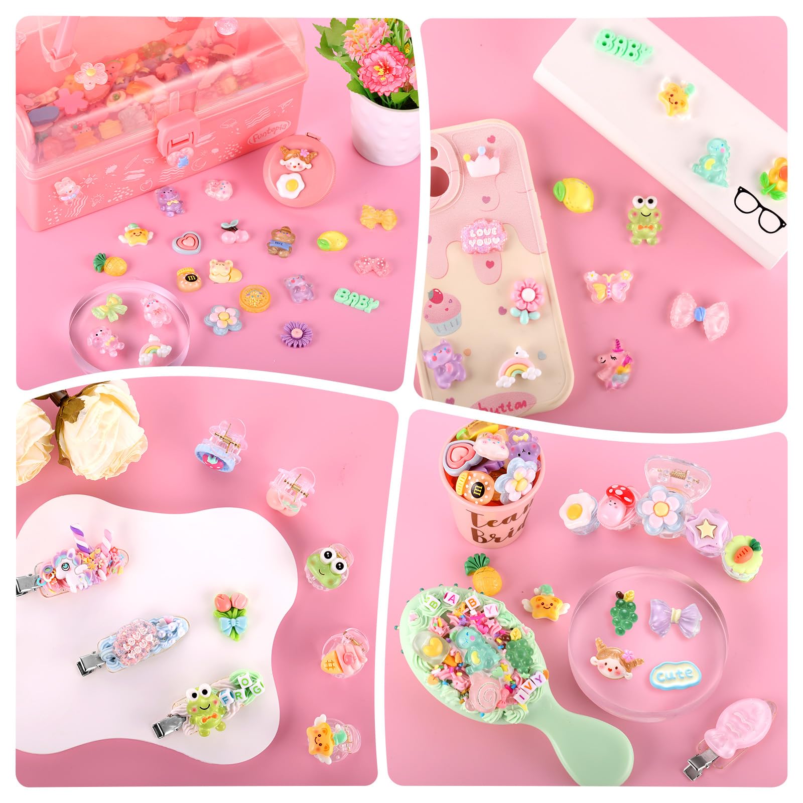 Amazon.com: Zefy 120pcs Cute Slime Charms, No Repeating Jelly