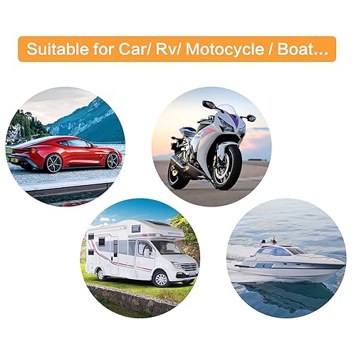 Miniatura 6 de Yiwanson - Juego surtido de fusibles de 130 piezas, mini fusibles de hoja estándar automotriz surtidos, fusible marino de perfil bajo,