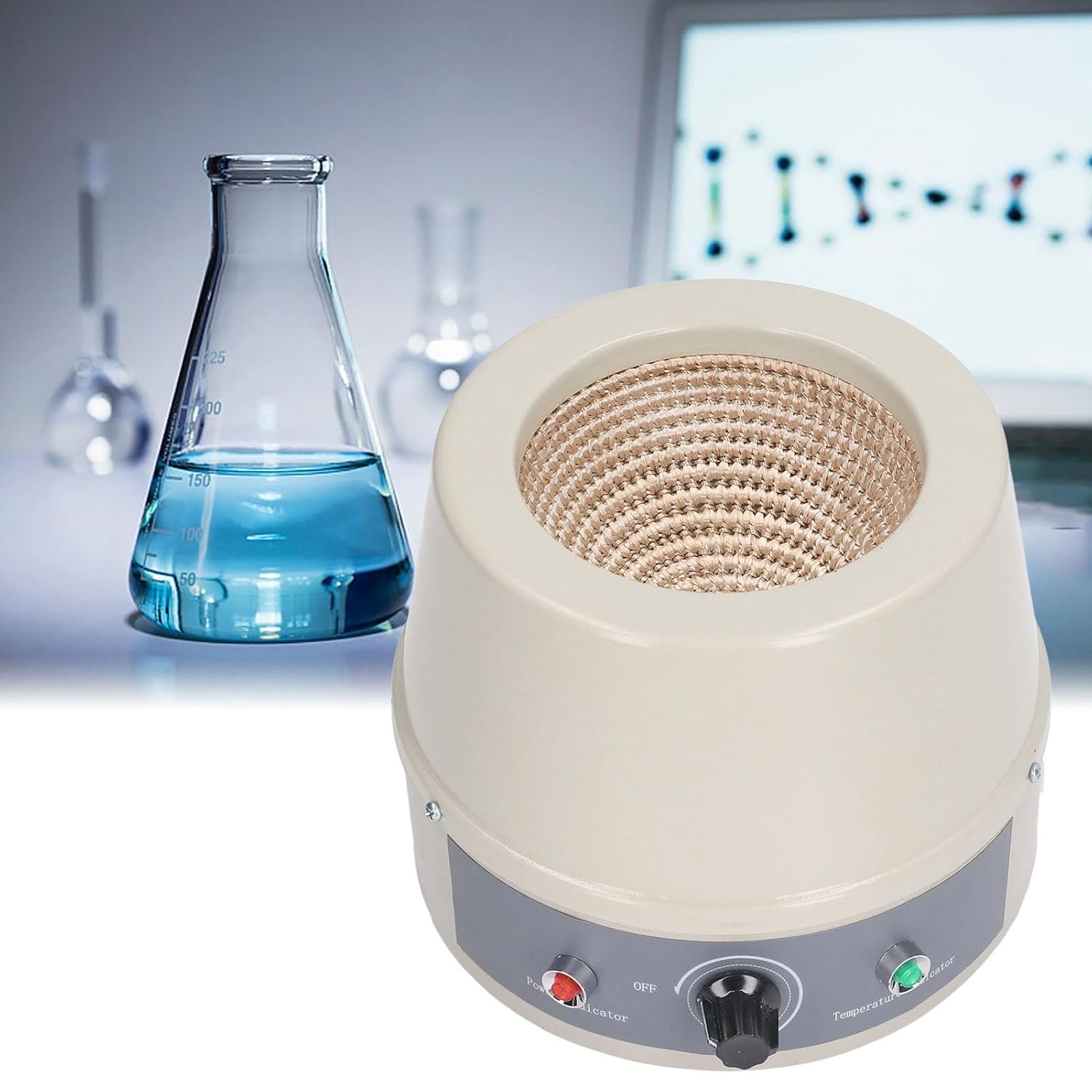 500ml Laboratory Heating Mantle - Professional Electric Temperature Constant Heating Equipment for College Laboratories, Petrochemical, Pharmaceutical Industries (US Plug 110V)