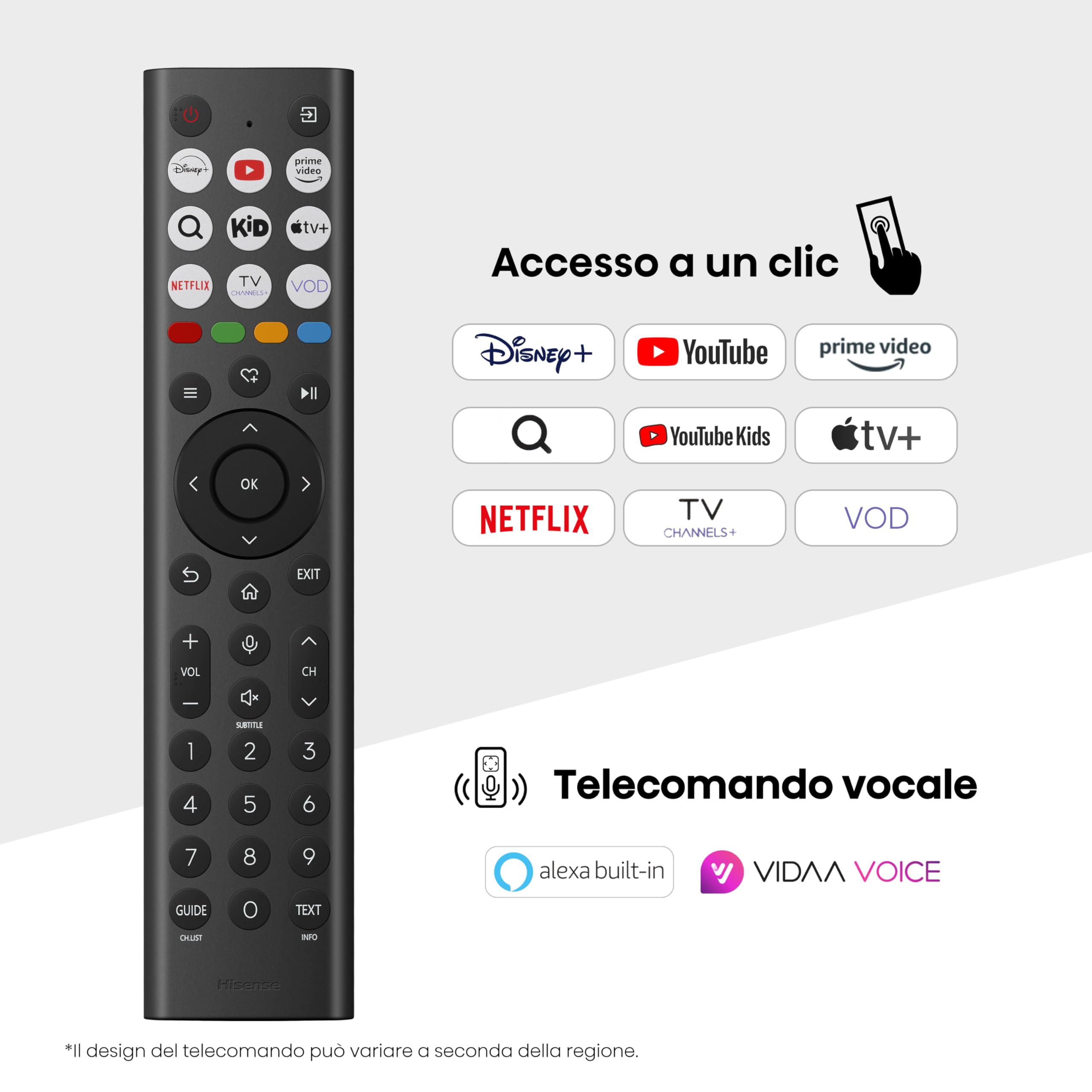 Hisense TV 55" QLED 4K 144Hz 55E7Q PRO Smart TV Dolby Vision IQ HDR10+ Dolby Atmos
