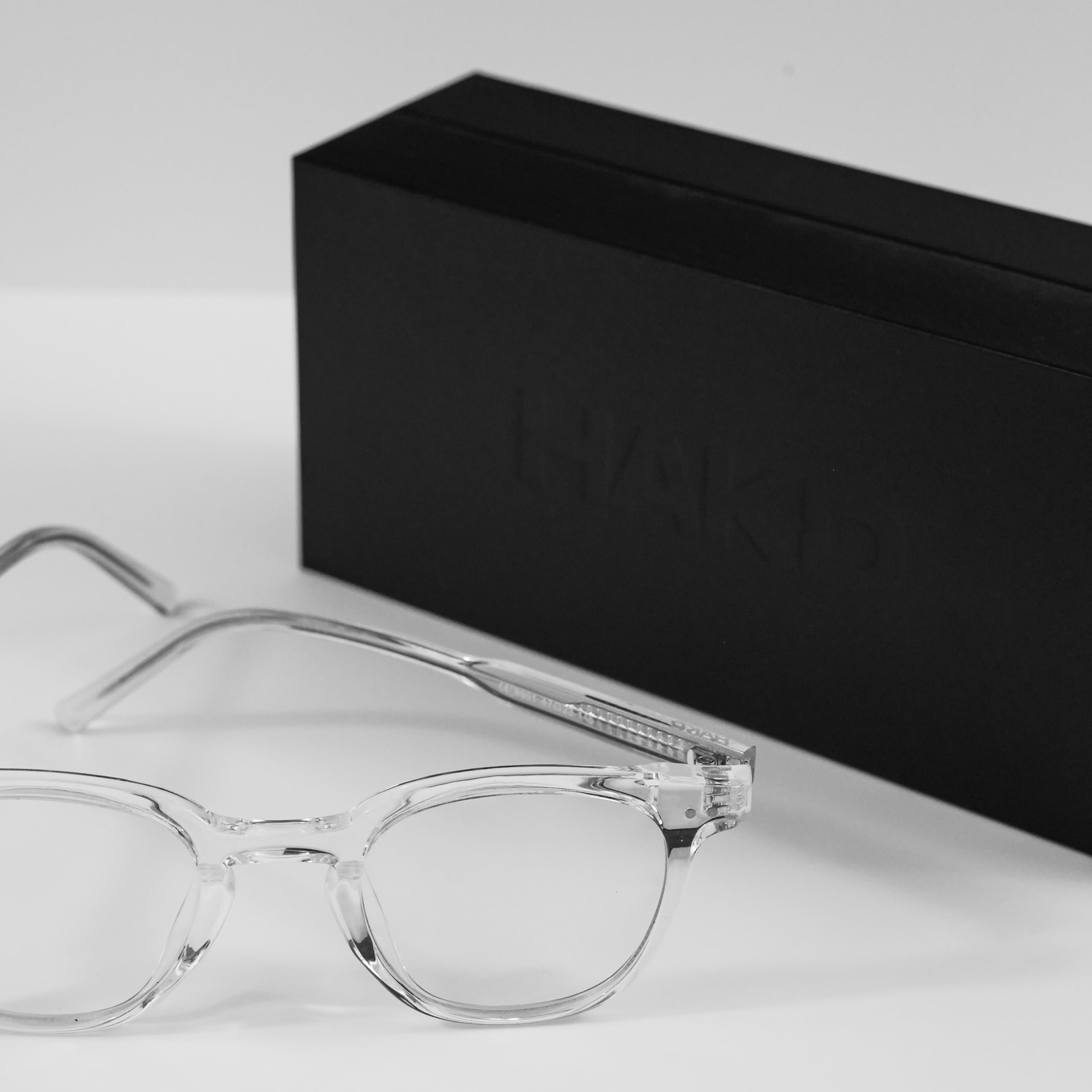 HAKD Blaulichtbrille - Klare Gläser für Bildschirmanwendung, Unisex Computerbrille