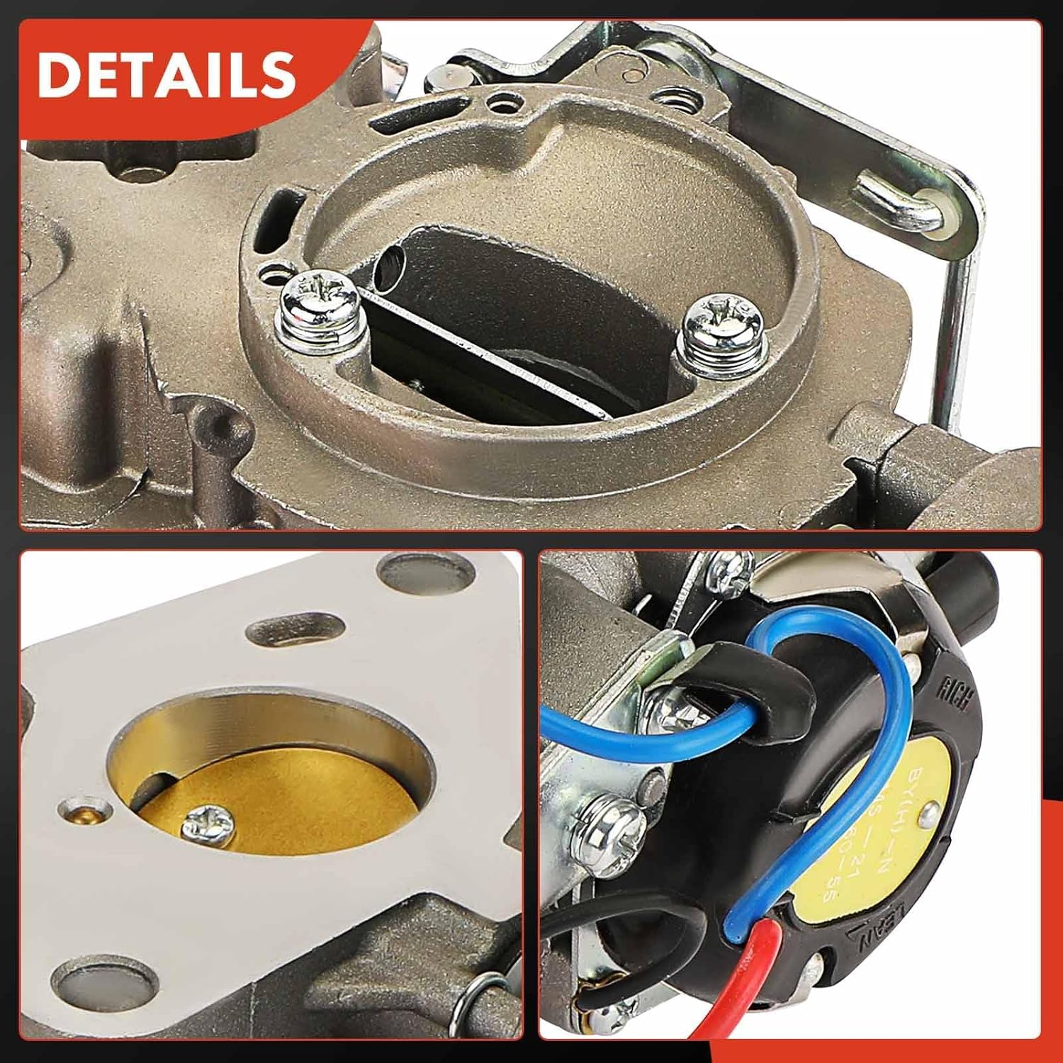 A-Premium 1 Barrel Carburetor Compatible with Nissan H20 Engine, Komatsu TCM, Replace# 1601050K00, Electric Choke