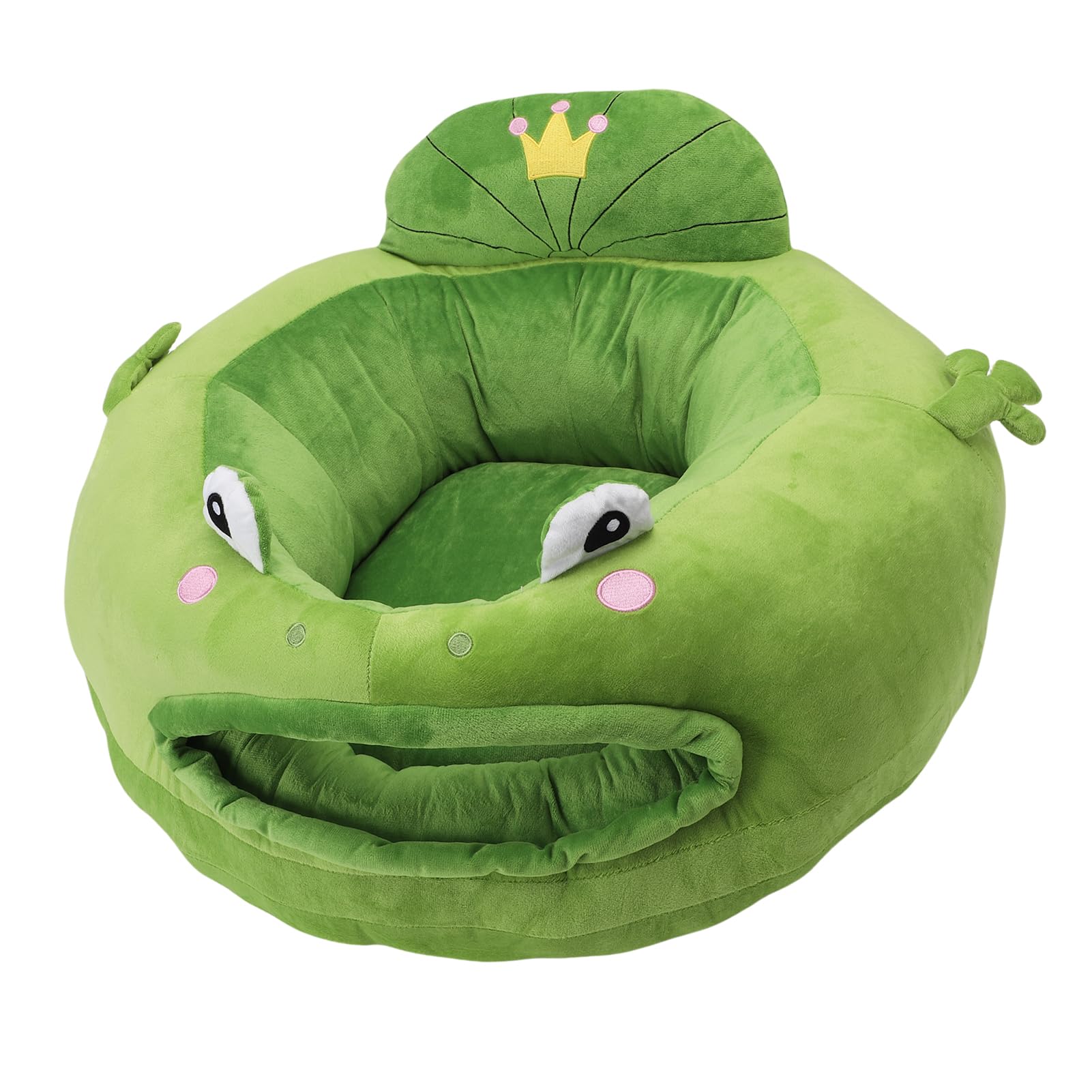 TOPINCN Sedia da Sit-up per Bambini Cartone Animato Animale Morbido Peluche Supporto per la Schiena per Neonati Divano Comodo Sedia da Sit-up per Bambini Stile 2 (Stile 2)