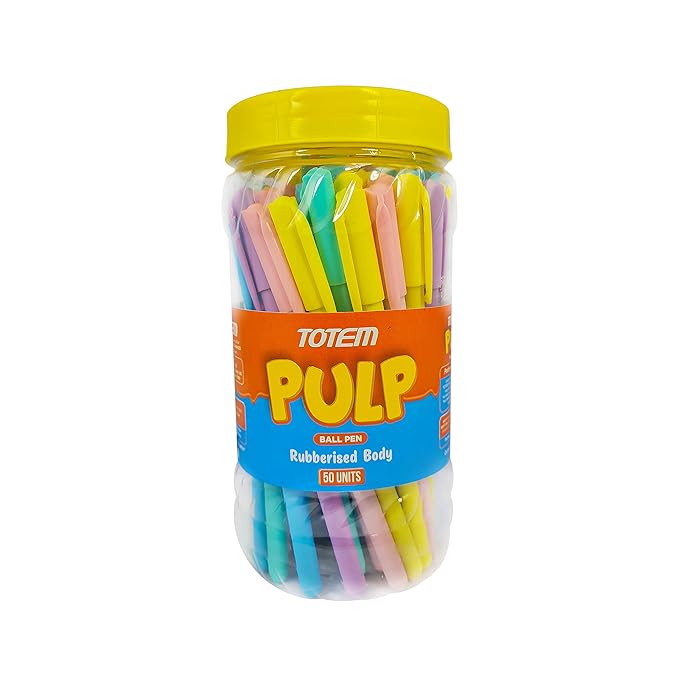 Totem Pulp 50Pcs (45 Blue & 5 Black)Pens for Writing0.7mm Tip