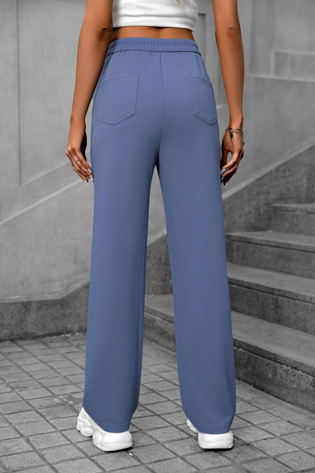 Amazon.com: CPMBFDC Women's Stretch Straight Pants Casual High