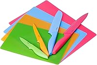 Vista 9 de Ozeri, 12 piezas multicolor de élite para chef, cuchillos de acero inoxidable y tablas para picar