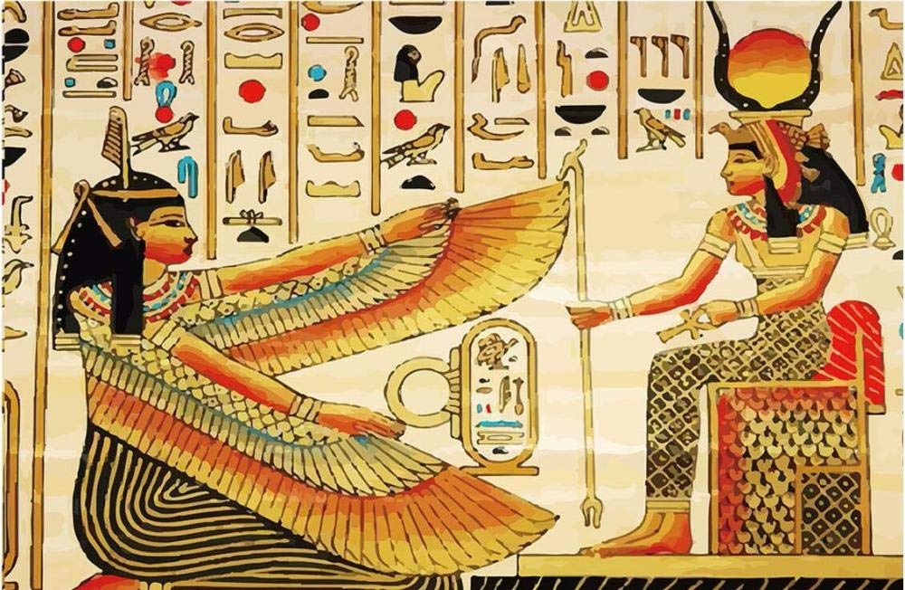 Papier peint Égypte 3D 200x140 cm fresque murale de salon