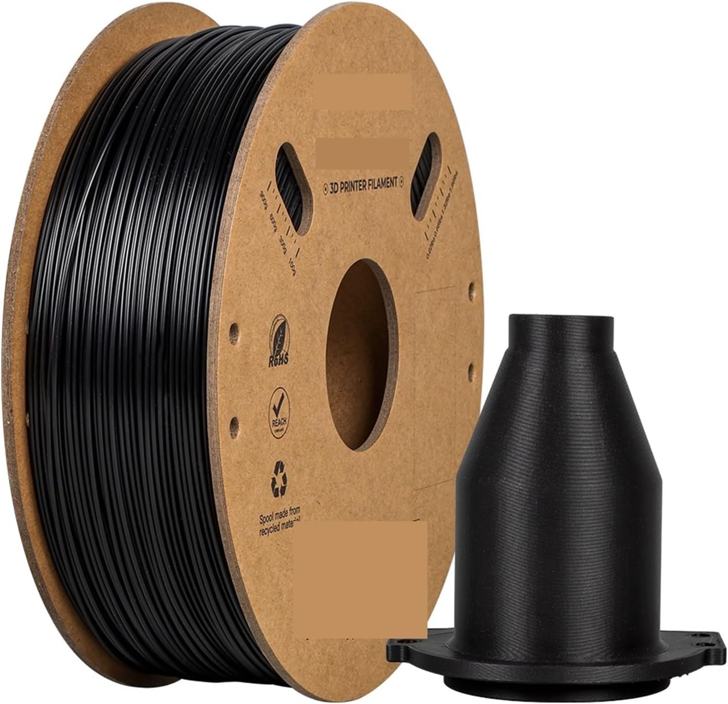 for creality Hyper ABS Filament for High-Speed Printing Convenient Open Printing, 1.75mm 1kg(2.2lbs) Spool Fit Most 3Dz Printer(Black)