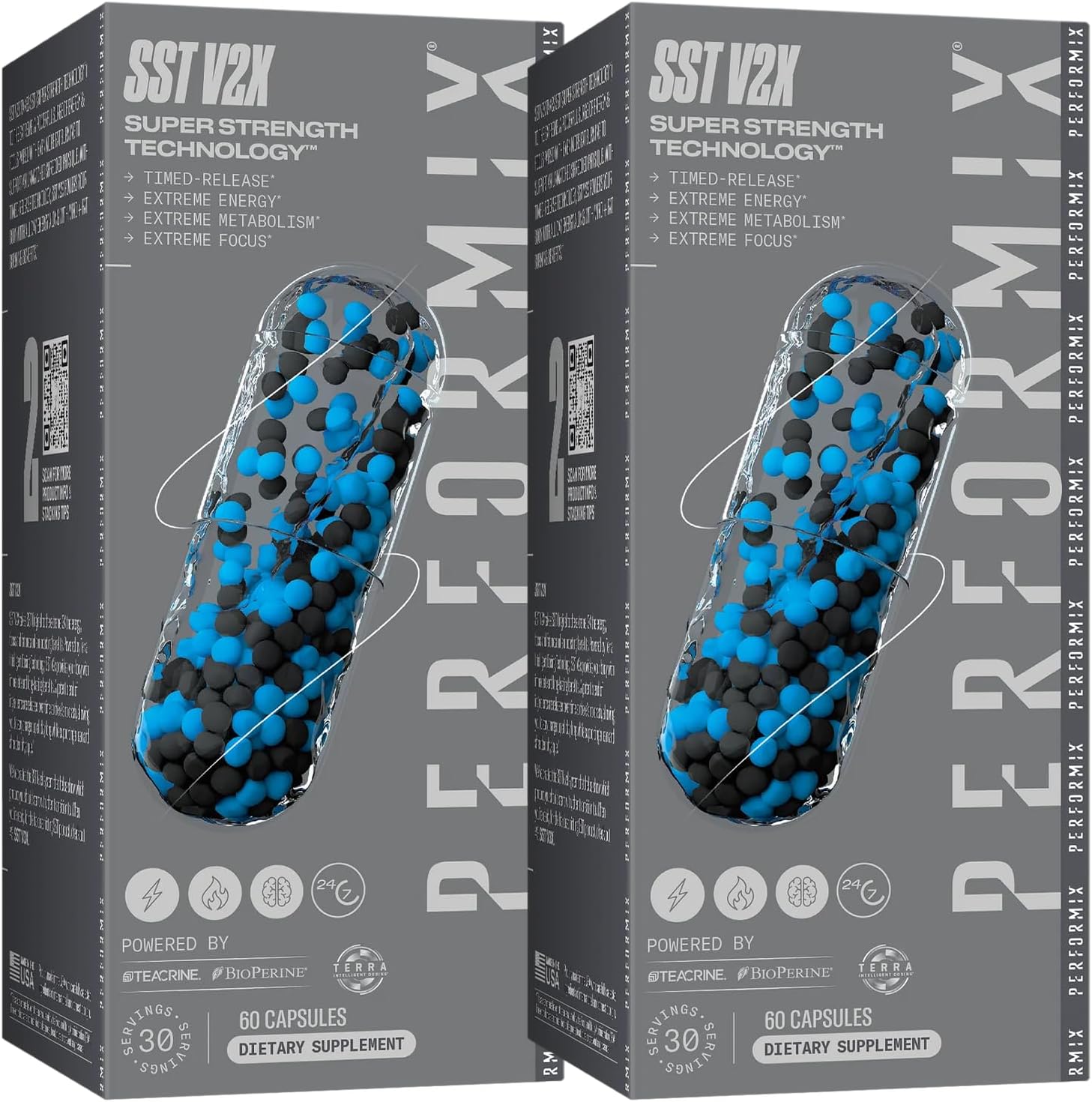 PERFORMIX - SST V2X - Pre Workout - 300 mg Caffeine