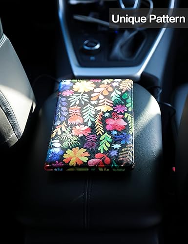 Miniatura 2 de Mymazn Soporte para registro y seguro de automóvil con cierre magnético, organizador de guantera para tarjetas, licencia de conducir y otros