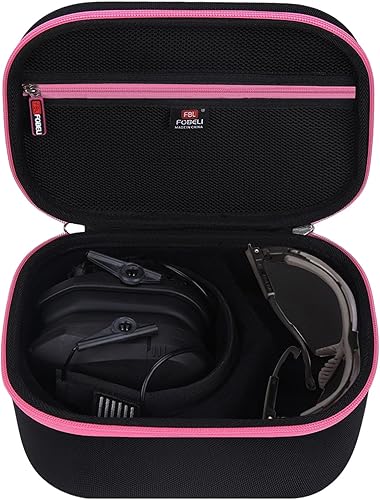 Miniatura 17 de FBLFOBELI Hard Case for Walker's Razor Slim/Howard Leight Shooting Ear Protection Electronic Shooting Muffs Earmuff Negro