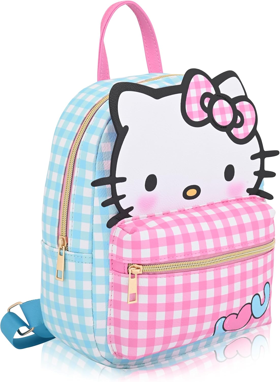 Fast Forward Sanrio Hello Kitty Backpack for Women, Men, Unisex | Cute PU Leather 10" Mini Backpack Purse | Hello Kitty Bag & Accessories - Image 2