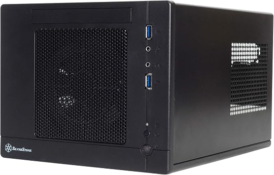 Silverstone Technology SG05BB-LITE Mini-ITX Computer Case Super Small Form Factor with SFX PSU Support SG05BB-LITE-x