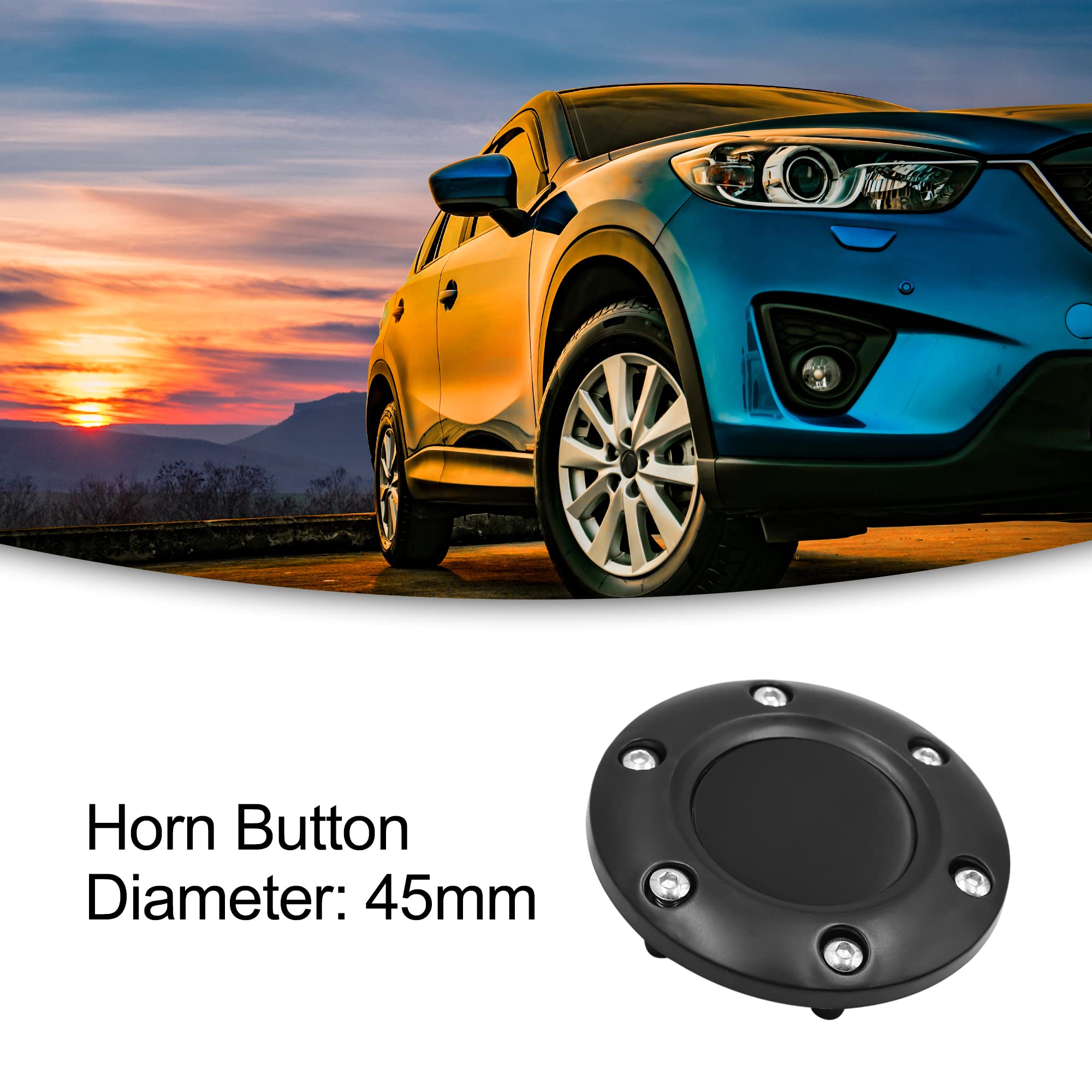 Amazon | ACROPIX ハンドルホーンボタンカバー 直径85 mm 6ボルト