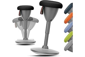 ADHD Wobble Chair for Adults | Adjustable Standing Desk Stool (19-27 Inches)