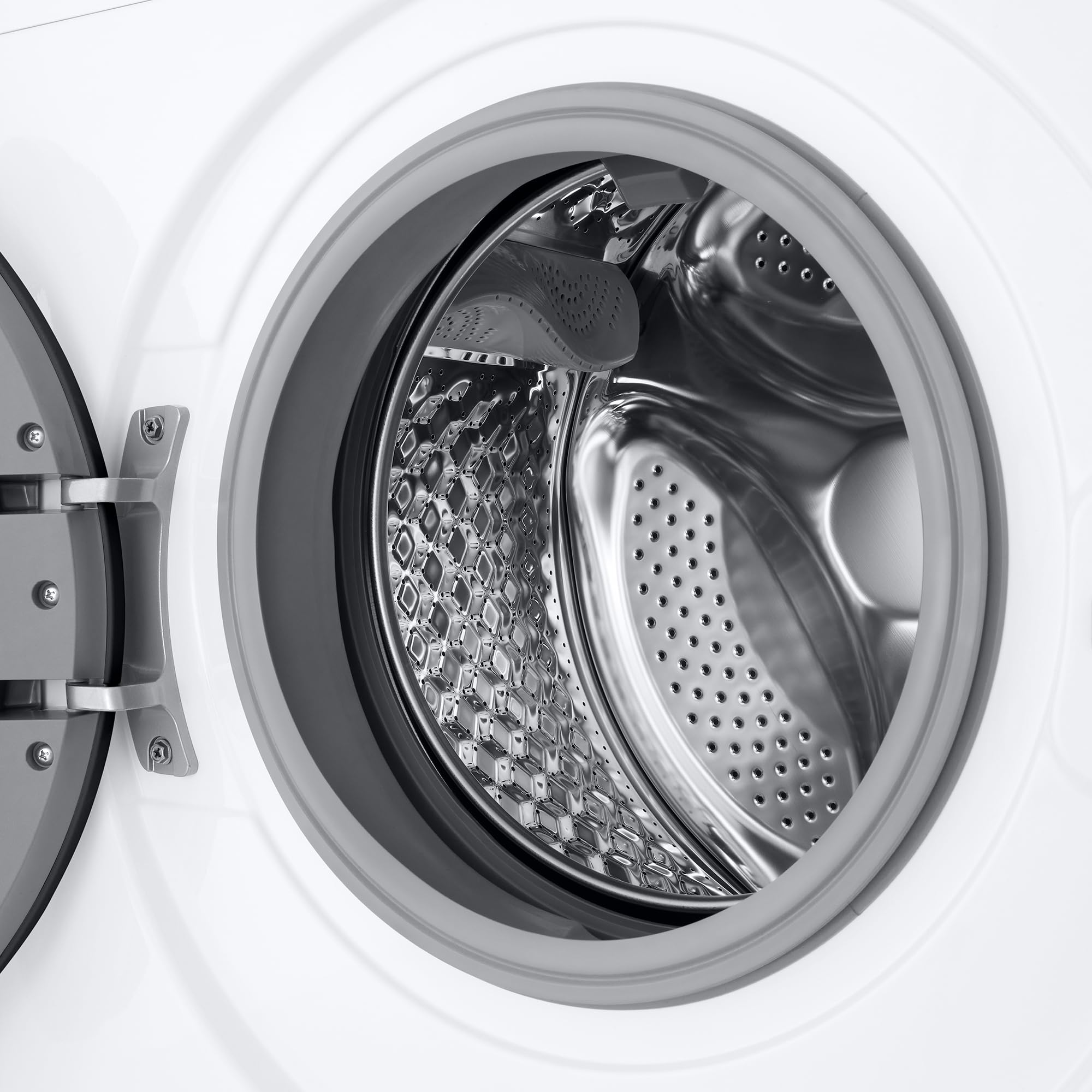 LG F4A1009NWK – Washing Machine, 9 kg, 1400 rpm, Front Load, 8 Programs, Quick Program and Hand Wash Program, Special Reduced Bottom, LED Display, 100 Series, White — view 8