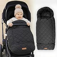 ZICOTO Waterproof Winter Stroller Cover Bunting Bag - Universal Footmuff with Fleece Lining for Baby Warmth in Snow, Rain & Wind