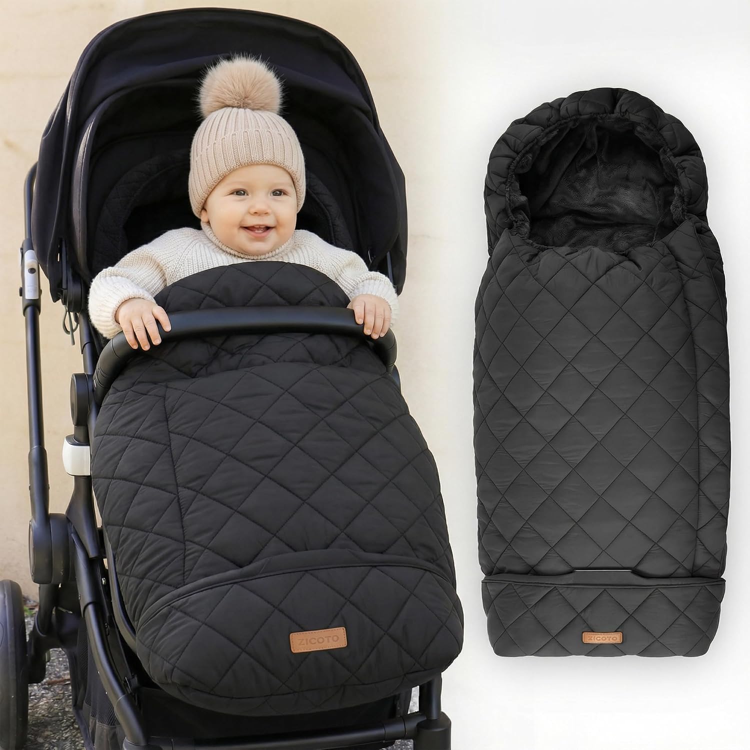 ZICOTO Waterproof Baby Stroller Cover