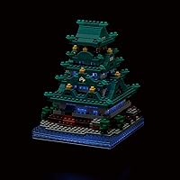 Vista 4 de nanoblock - World Famous Buildings - Osaka Castle, Sight to See Series Building Kit