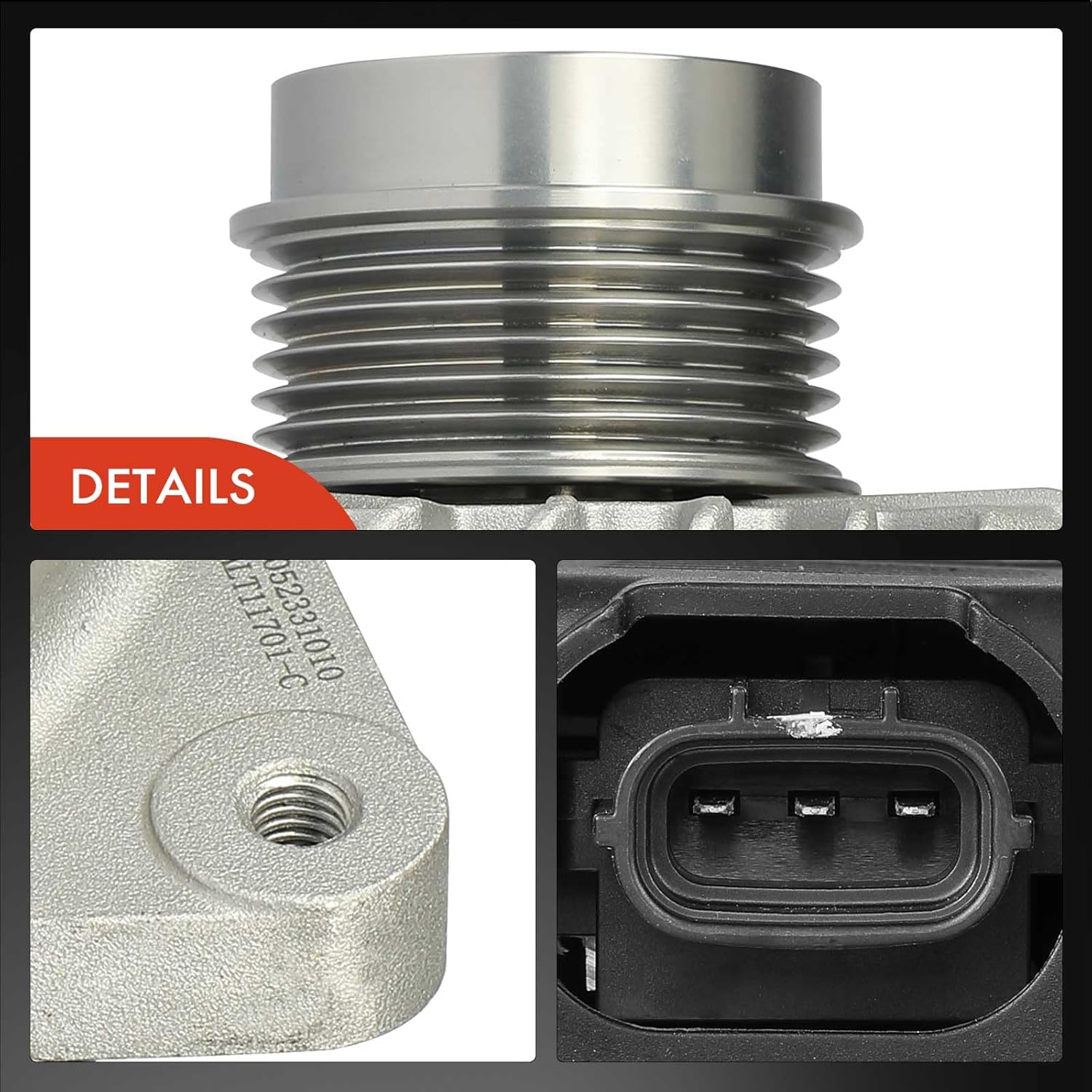 A-Premium Alternator Compatible with Hyundai Elantra 2014 2015 2016 1.8L, 12V 150A 6-Groove Clutch Pulley Clockwise, Replace# 37300-2E800, 2619086