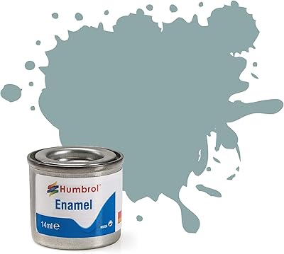 Humbrol 14ml No.1 Tinlet Enamel Paint 248 RLM 78 Himmelblau Matt
