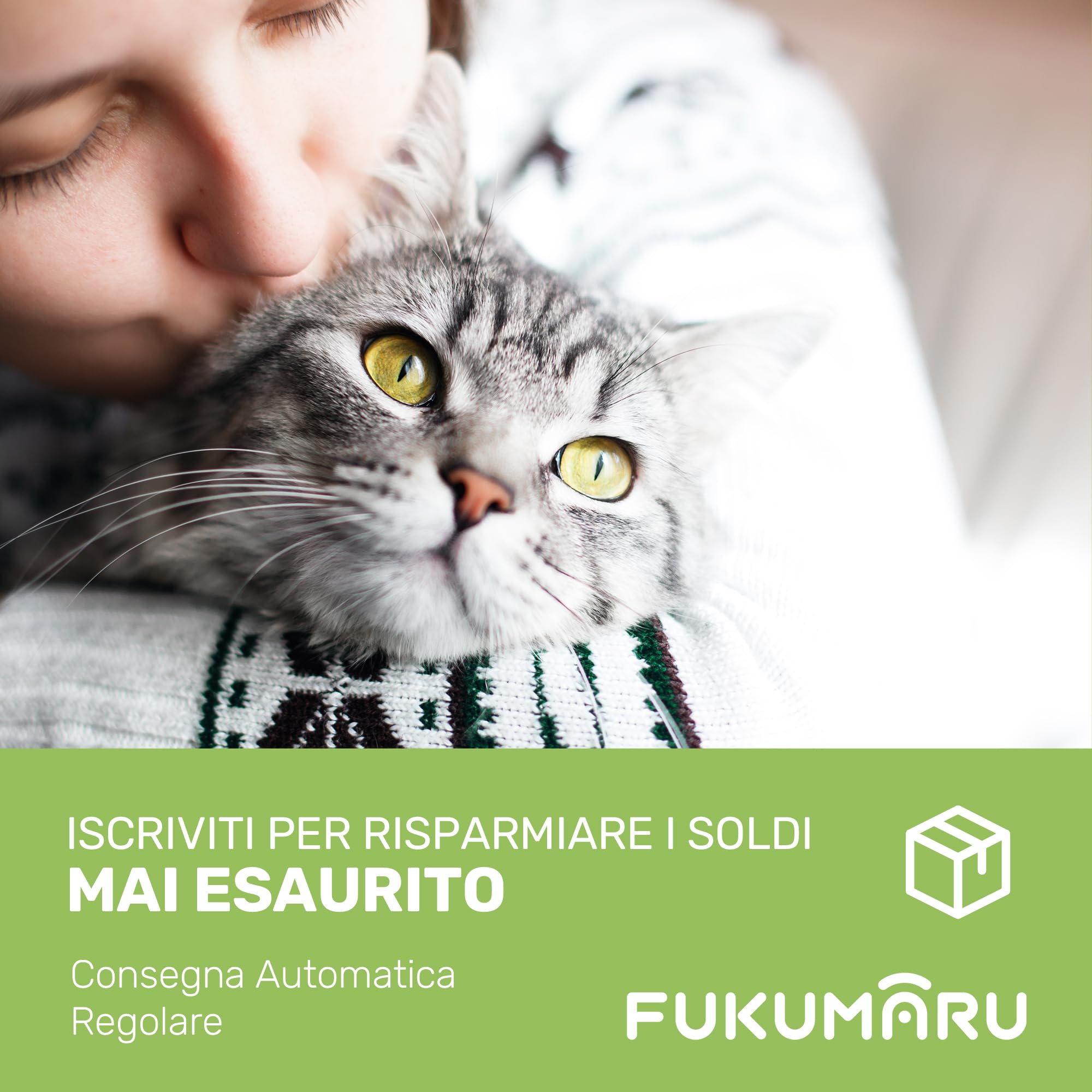 FUKUMARU Lettiera per Gatti al Tofu 10,8 kg - Lettiera Agglomerante per Gatti, Controllo degli Odori con Aroma di Tè Verde, Senza Polvere e Facile da Agglomerare, Smaltibile nel WC.