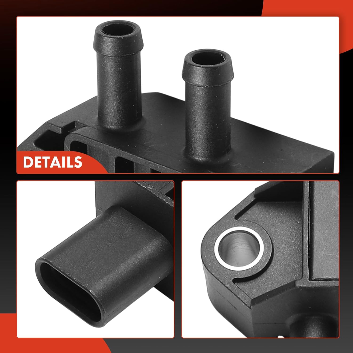 A-Premium Differential Pressure Sensor [3 Pins] Compatible with Hyundai Santa Fe 2021-2021 & Kia K5 2021-2024, 1.6L