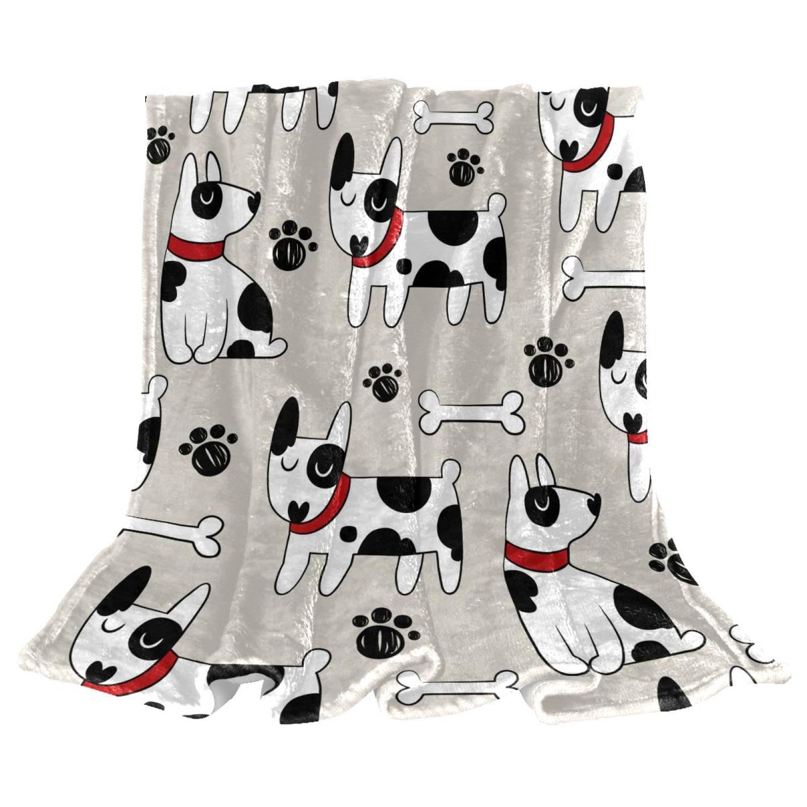 Couverture Polaire Chien Dalmatien Couverture Microfibre Chaude Et Douce Jeté De Canapé Couverture 150×200cm